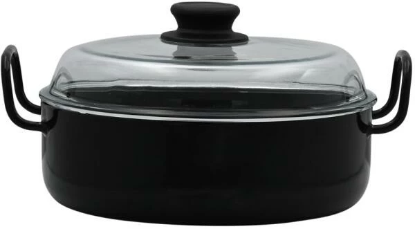 Riess Emaille Riess Omas Schmorpfanne Aus Schwarzemaille Mit Deckel 28 Cm 3 Riess Emaille Riess Omas Schmorpfanne Aus Schwarzemaille Mit Deckel 28 Cm