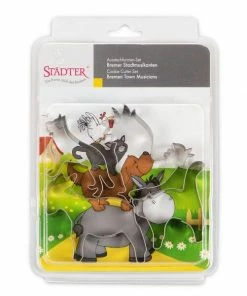 Städter Ausstechform Bremer Stadtmusikanten 8–9,5 Cm Set, 4-teilig 9 Städter Ausstechform Bremer Stadtmusikanten 8–9,5 Cm Set, 4-teilig -STÄDTER Shop 201 002104 V01