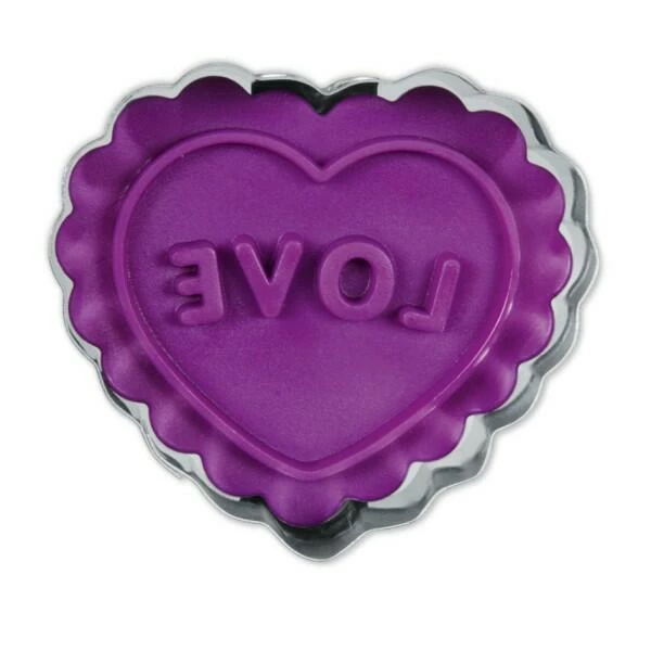 Städter Ausstechform Herz 4,5 Cm Lila / Violett 8 Städter Ausstechform Herz 4,5 Cm Lila / Violett – Bild 6