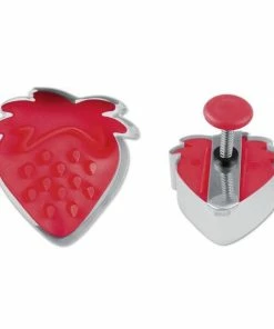 Städter Ausstechform Erdbeere 4,5 Cm Rot