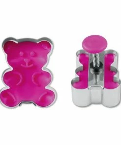 Städter Ausstechform Bär 5 Cm Pink