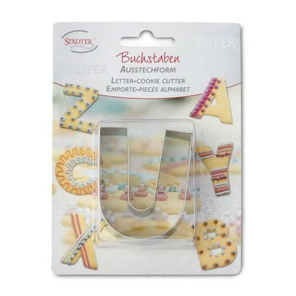 Städter Ausstechform Buchstabe U 6,5 Cm 4 Städter Ausstechform Buchstabe U 6,5 Cm – Bild 2