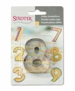 Städter Ausstechform Zahl 8 6,5 Cm 9 Städter Ausstechform Zahl 8 6,5 Cm -STÄDTER Shop 201 113282 V01