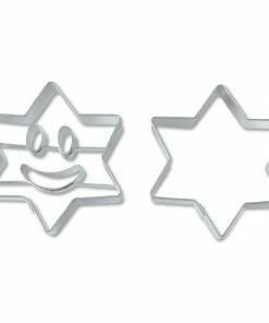 Städter Ausstechform Lachender Stern 6,5 Cm Set, 2-teilig