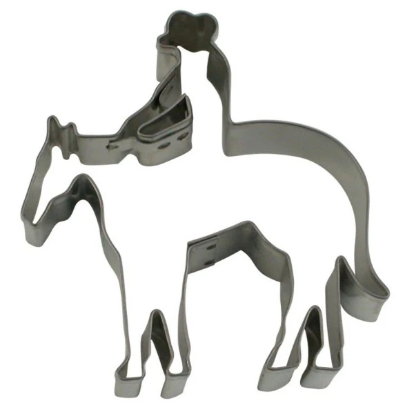 Städter Ausstechform Reiter Mit Pferd / Cowboy 8 Cm 3 Städter Ausstechform Reiter Mit Pferd / Cowboy 8 Cm
