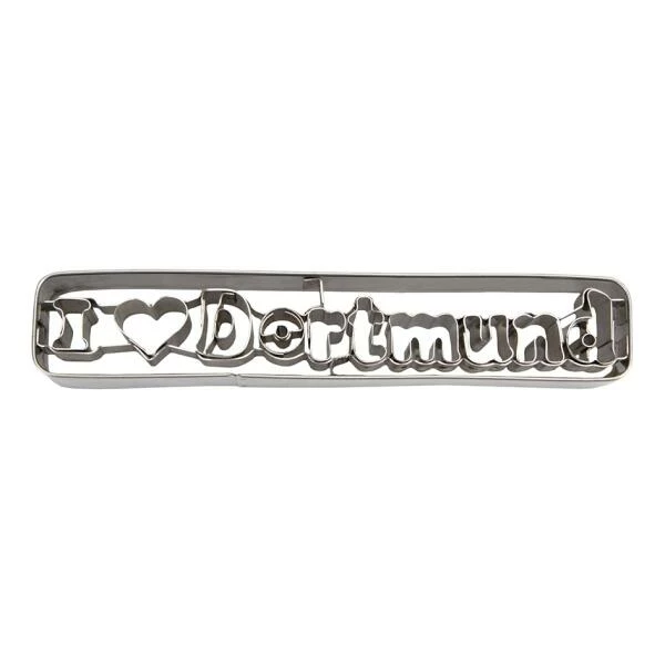 Städter Ausstechform I Love Dortmund 13 Cm 3 Städter Ausstechform I Love Dortmund 13 Cm
