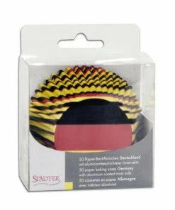 Städter Backform Deutschland Ø 5/7 Cm / H 3,5 Cm 50 Stück -STÄDTER Shop 201 336216 V01