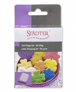 Städter Ausstechform Text-Präger 9,5 Cm Set, 86-teilig 12 Städter Ausstechform Text-Präger 9,5 Cm Set, 86-teilig -STÄDTER Shop 201 966810 V01
