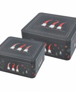 Birkmann Gebäckdosen-Set Weihnachtswichtel (klein)
