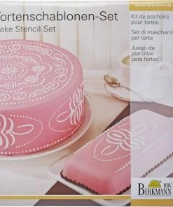 Birkmann Torten Schablonen-Set Ornament, 2-teilig