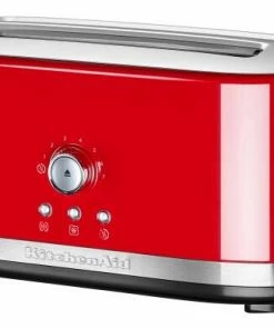 KitchenAid Langschlitztoaster Mit Manueller Bedienung In Empire Rot