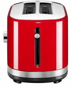 KitchenAid Langschlitztoaster Mit Manueller Bedienung In Empire Rot -STÄDTER Shop 5KMT4116EER SideRight