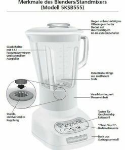 KitchenAid Artisan Blender / Standmixer Pastellgelb 10 KitchenAid Artisan Blender / Standmixer Pastellgelb -STÄDTER Shop Eigenschaften Mixer Blender 5