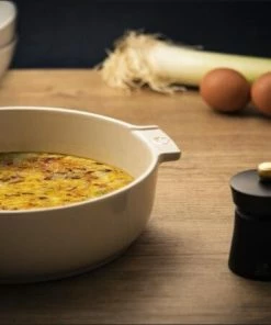 Appolia Auflaufform Rund, In Ecru 23 Cm Durchmesser -STÄDTER Shop OMELETTE peugeot