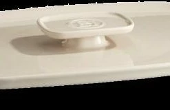 Emile Henry Deckel Für Ultime Rechteckig In Ton 30 X 22 X 3 Cm